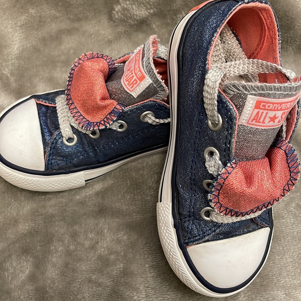 🌟CONVERSE🌟SHIMMER DOUBLE TONGUE